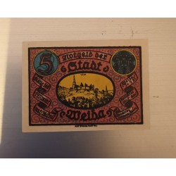 DEUTSCHLAND - NOTGELD - WEIDA - STADT - 5 PFENNIG - 30/09/1921