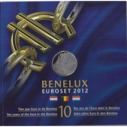 BENELUX - Satz mit 8 Münzen Luxemburg, Belgien und die Niederlande 2012