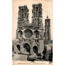 COUNTY 02000 - LAON - CATHEDRAL FACADE