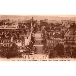 76600 - LE HAVRE - PANORAMA DE LA RUE DE PARIS