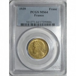 GADOURY 470 - 1 FRANC 1939...