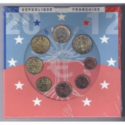 FRANCE - COFFRET EURO BRILLANT UNIVERSEL CLASSIQUE 2012 - 8 PIECES