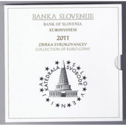 SLOVENIE - COFFRET EURO BRILLANT UNIVERSEL 2011 - 10 PIECES (8.88 euros)