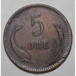 DENMARK - KM 794 - 5 ORE 1874 CS - Christian IX