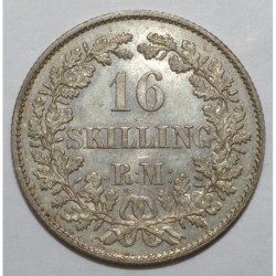 DÄNEMARK - KM 765 - 16 SKILLING RIGSMONT 1856 - Frederik VII