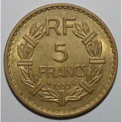 GADOURY 761 - 5 FRANCS 1939 - TYPE LAVRILLIER - KM 888