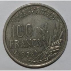 GADOURY 897 - 100 FRANCS 1958  TYPE COCHET - DIFFERENT CHOUETTE - KM 919.1