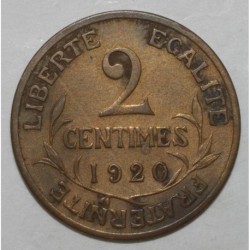 FRANKREICH - KM 841 - 2 CENTIMES 1920 - TYP DUPUIS