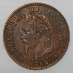 FRANCE - KM 796 - 2 CENTIMES 1862 A - Paris - TYPE NAPOLEON III