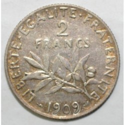 FRANCE - KM 845 - 2 FRANCS 1909 - TYPE SOWER