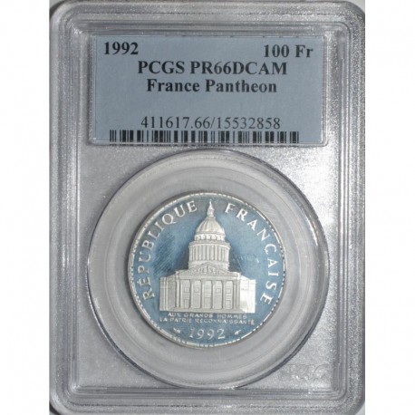 GADOURY 898a - 100 FRANCS 1992 TYPE PANTHEON - BE PCGS PR66DCAM - KM PS12