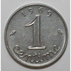 1 CENTIME 1969 - EPI - REBORD SOUS LA FEUILLE - SUPERBE