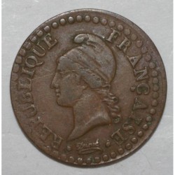 FRANCE - KM 646 - 1 CENTIME 1798 - YEAR 7 A - Paris - TYP DUPRÉ