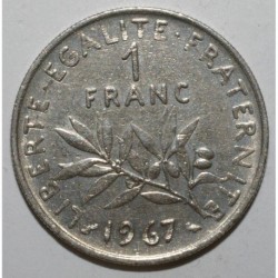 GADOURY 474 - 1 FRANC 1967 TYPE SEMEUSE - TTB - KM 925.1