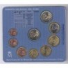 SPAIN - EURO SET 2009 - 9 Coins - Economic and Monetary Union - UEM 1999