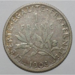 GADOURY 467 - 1 FRANC 1903 - TYPE SEMEUSE - KM 844.1