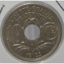 FRANCE - KM 866a - 10 CENTIMES 1923 - TYPE LINDAUER