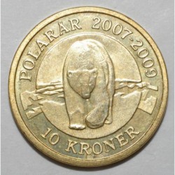 DANEMARK - KM 916 - 10 KRONER 2007 - OURS POLAIRE