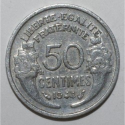 GADOURY 426a - 50 CENTIMES 1944 - TYPE MORLON ALU - KM 914