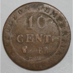 GADOURY 190 - 10 CENTIMES 1808 BB STRASBOURG TYPE NAPOLEON 1er - B - KM 676.3