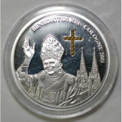 CONGO - KM 172 - 10 FRANCS 2005 - POPE BENEDICT XVI IN COLOGNE