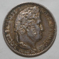 GADOURY 357 - 25 CENTIMES 1845 B ROUEN TYPE LOUIS PHILIPPE 1er - SUP