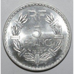 FRANCE - KM 888 - 5 FRANCS 1945 B - Beaumont le Roger - TYPE LAVRILLIER