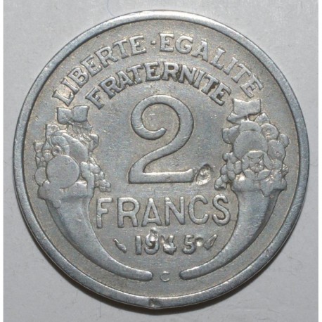 GADOURY 538a - 2 FRANCS 1945 C TYPE MORLON - TB - KM 904