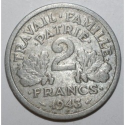 GADOURY 536 - 2 FRANCS 1943...