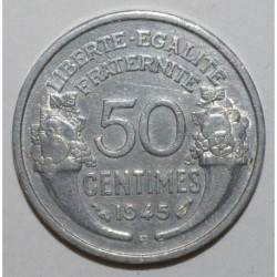 FRANCEC - KM 894a - 50 CENTIMES 1945 B - Beaumont le Roger - TYPE MORLON