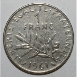 GADOURY 474 - 1 FRANC 1961 TYPE SEMEUSE - TTB - KM 925.1