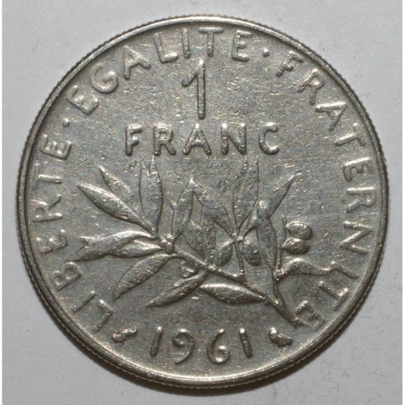 GADOURY 474 - 1 FRANC 1961 TYPE SEMEUSE - TTB - KM 925.1