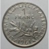 GADOURY 474 - 1 FRANC 1961 TYPE SEMEUSE - TTB - KM 925.1