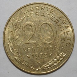 GADOURY 332 - 20 CENTIMES 1978 TYPE MARIANNE - TTB à SUP - KM 930