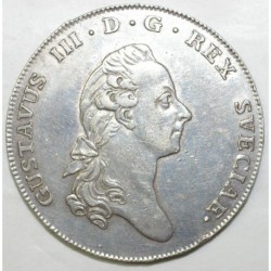 SCHWEDEN - KM 354 - 1 RIKSDALER 1776 OL - Gustaf III