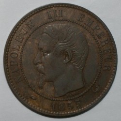 GADOURY 248 - 10 CENTIMES 1855 W LILLE TYPE NAPOLEON III - TTB - KM 771.7