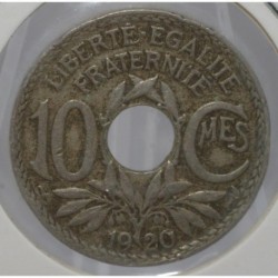 GADOURY 286 - 10 CENTIMES 1920 TYPE LINDAUER - TB - KM 866a