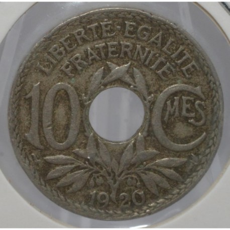 GADOURY 286 - 10 CENTIMES 1920 TYPE LINDAUER - TB - KM 866a