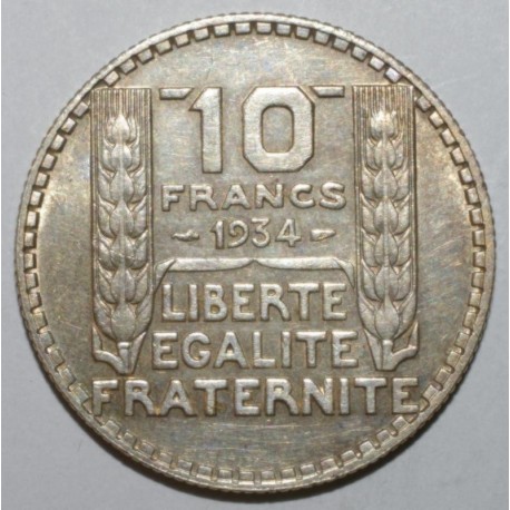 GADOURY 801 - 10 FRANCS 1934 TYPE TURIN - TTB+ - KM 878