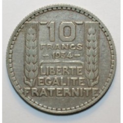 GADOURY 801 - 10 FRANCS 1934 TYPE TURIN - TTB - KM 878