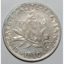 FRANKREICH - KM 845 - 2 FRANCS 1910 - TYP SÄMANN