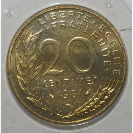 FRANKREICH - KM 930 - 20 CENTIMES 1981 TYP MARIANNE