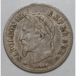 FRANKREICH - KM 805 - 20 CENTIMES 1866 A - Paris - TYP NAPOLÉON III