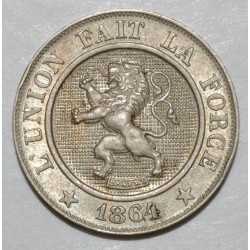 BELGIQUE - KM 22 - 10 CENTIMES 1864  - LEOPOLD 1