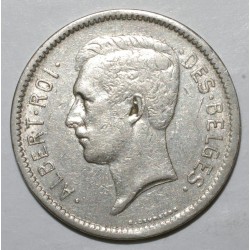 BELGIQUE - KM 97 - 5 FRANCS 1934 - tranche A - ALBERT 1 - Légende Française