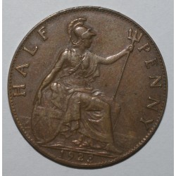 GRANDE BRETAGNE - KM 809 - 1/2 PENNY 1923 - George V