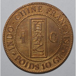 INDOCHINA - KM 1 - 1 CENT 1894 - Gebeizt