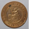 INDOCHINA - KM 1 - 1 CENT 1894 - Gebeizt