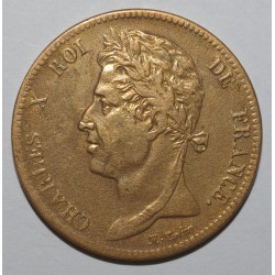 GUIANA - FRANZÖSISCHE KOLONIEN - KM 10 - 5 CENTIMES 1830 A - Paris - Karl X