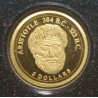 COOK ISLANDS - KM 1526 - 5 DOLLARS 2008 - GOLD - ARISTOTLE